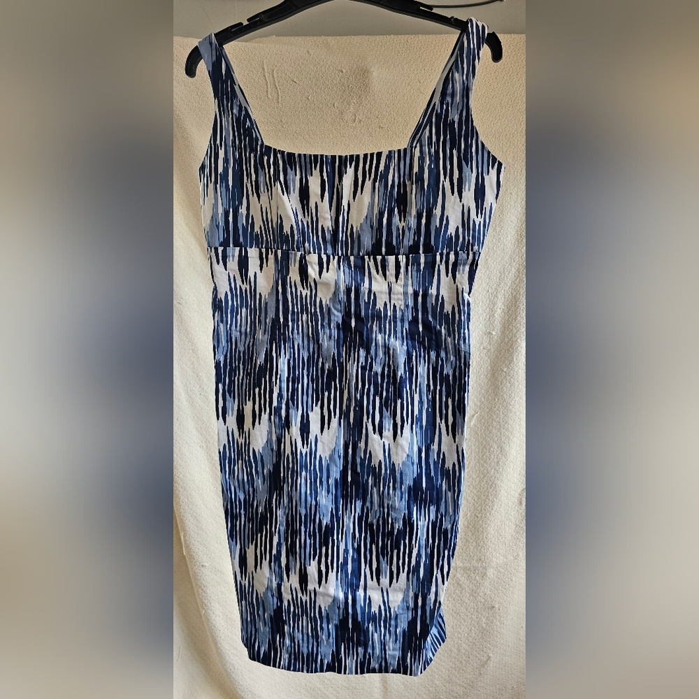 Calvin Klein Blue/white Dress, Size 10